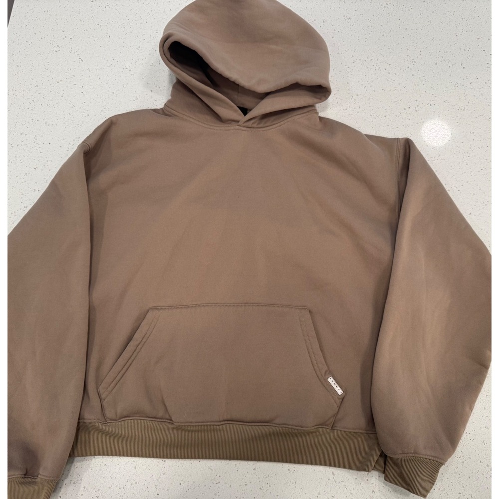 Sumwon Hoodie Mens Small Brown Excellent Regen24 Streetwear Minimalist Boxy‎